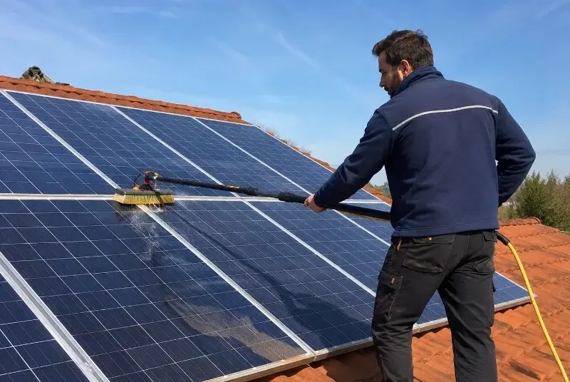 Nettoyage et entretien de panneaux solaires à Mouchamps